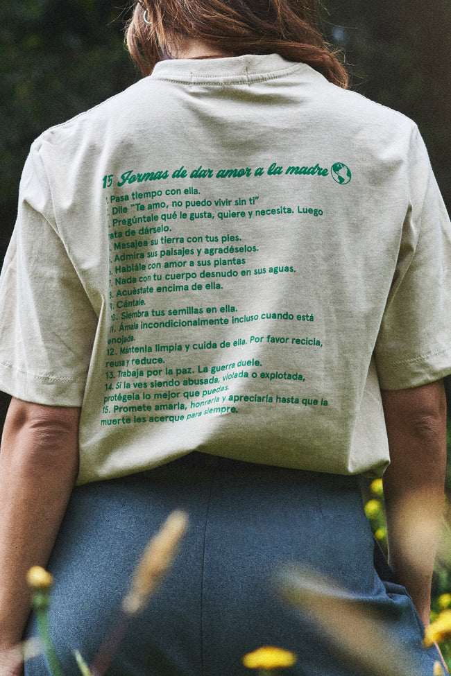 Camiseta Mother Earth Lovers Beige
